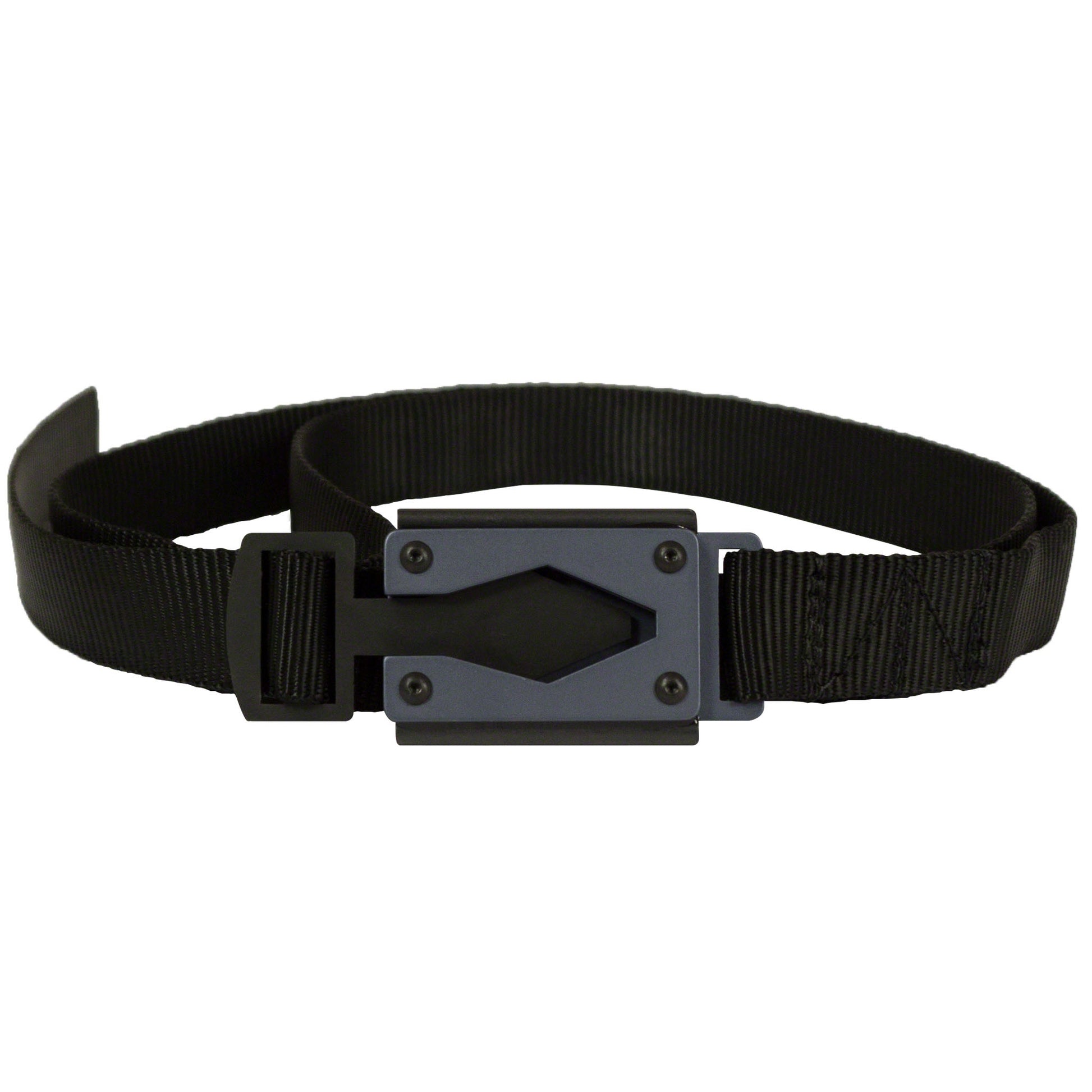 Black Fire Buckle® Belt with Gun Metal Buckle – Quick Release & Dual Ferro Rods
