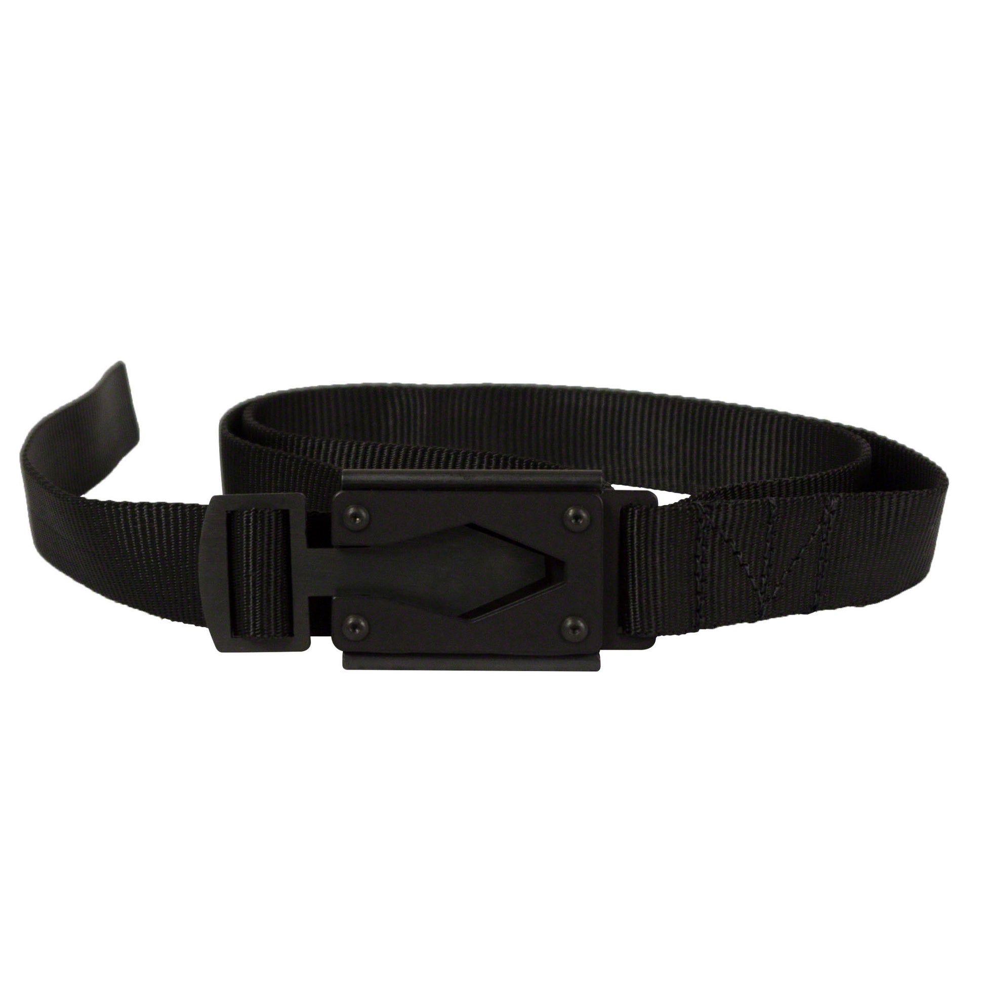 Midnight Black Fire Buckle® Belt with Black Buckle – Quick Release & Dual Ferro Rods