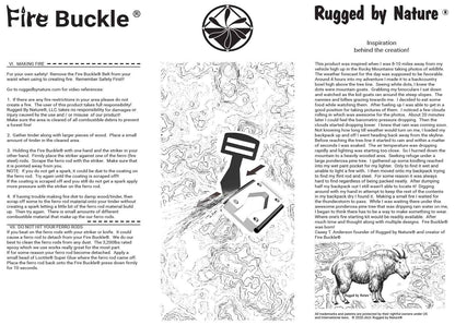 Fire Buckle® Belt Owner’s Manual – Page 2: Safety guidelines, maintenance tips, and troubleshooting steps.